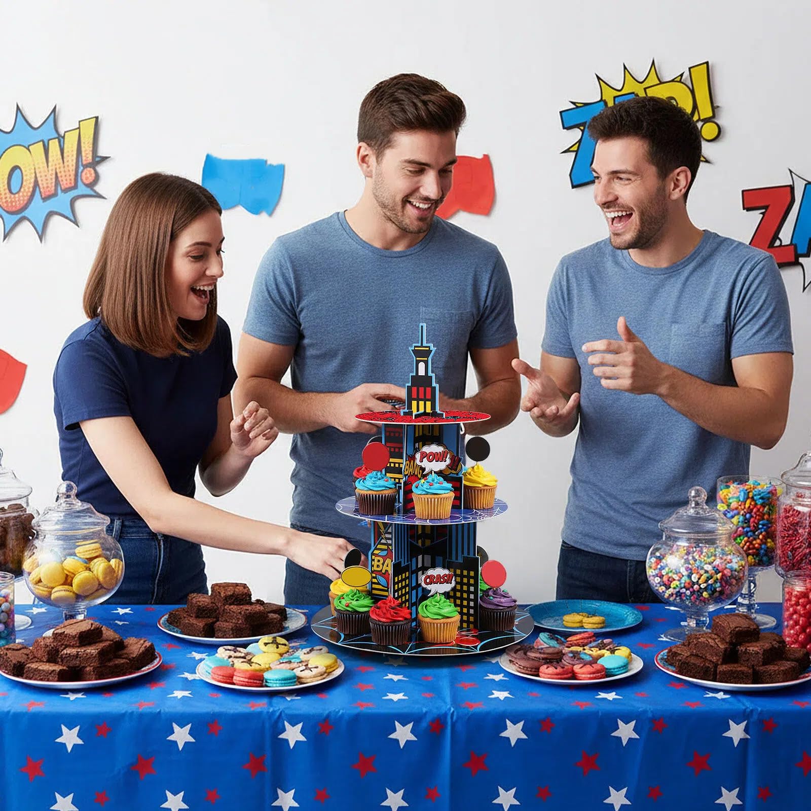 Widecook porta-tartas araña perfecto para fiestas temáticas y cumpleaños decorando con estilo.