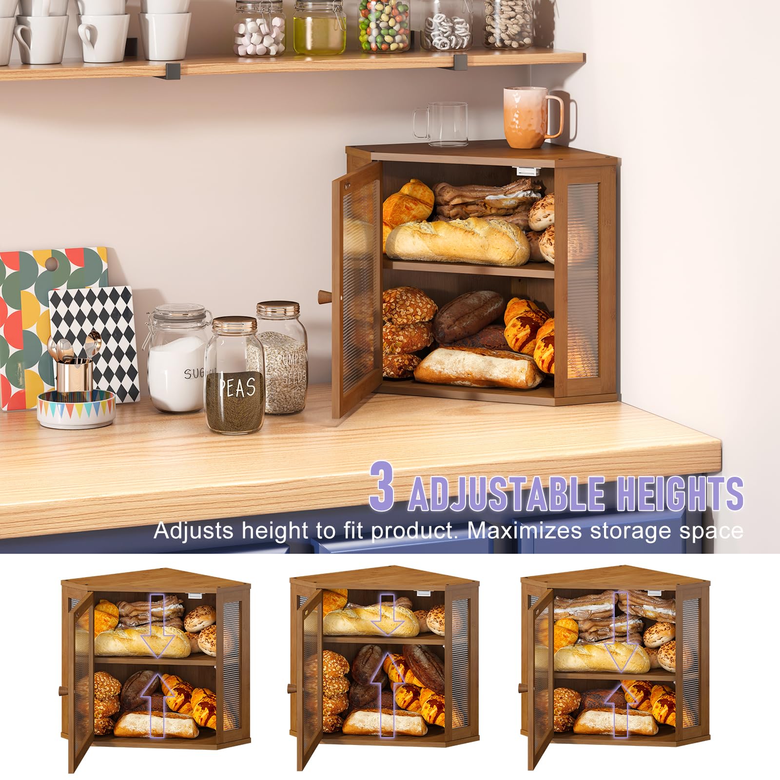 Wieghda diseño ahorro de espacio en esquina de cocina