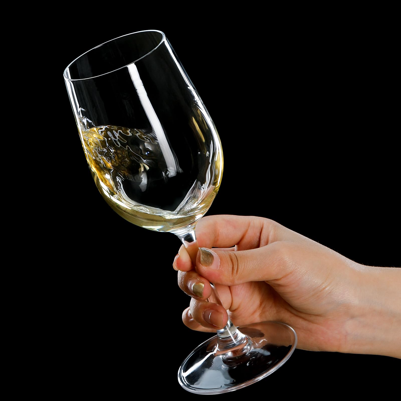 Wiejdeool copa de vino con borde pulido y acabado brillante para servicio diario.