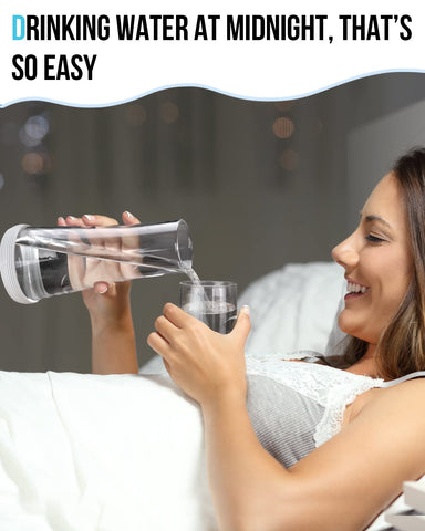 Conjunto elegante Wikapy para dormitorio, añade toque de hotel boutique a la mesa de noche.