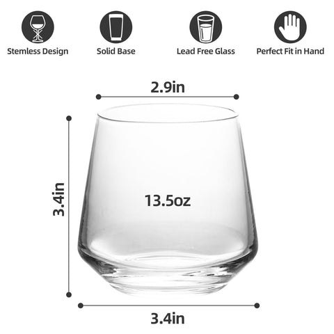 Vaso WIKERWANG con diseño moderno para elegancia y estabilidad.