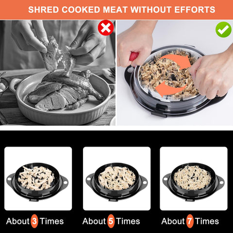 Wiki Jooy deshilachador carnes capacidad grande ideal para lotes grandes de comida.