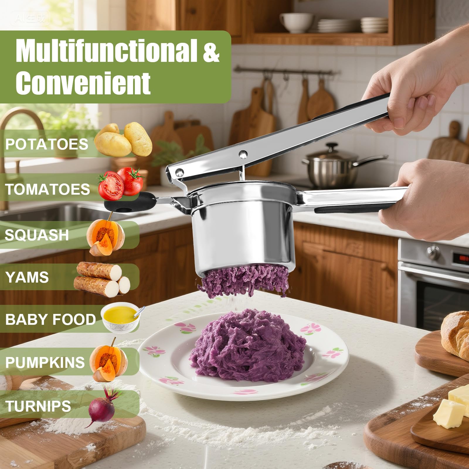 WildArtisan prensapapas uso versátil para verduras suaves y comida para bebé