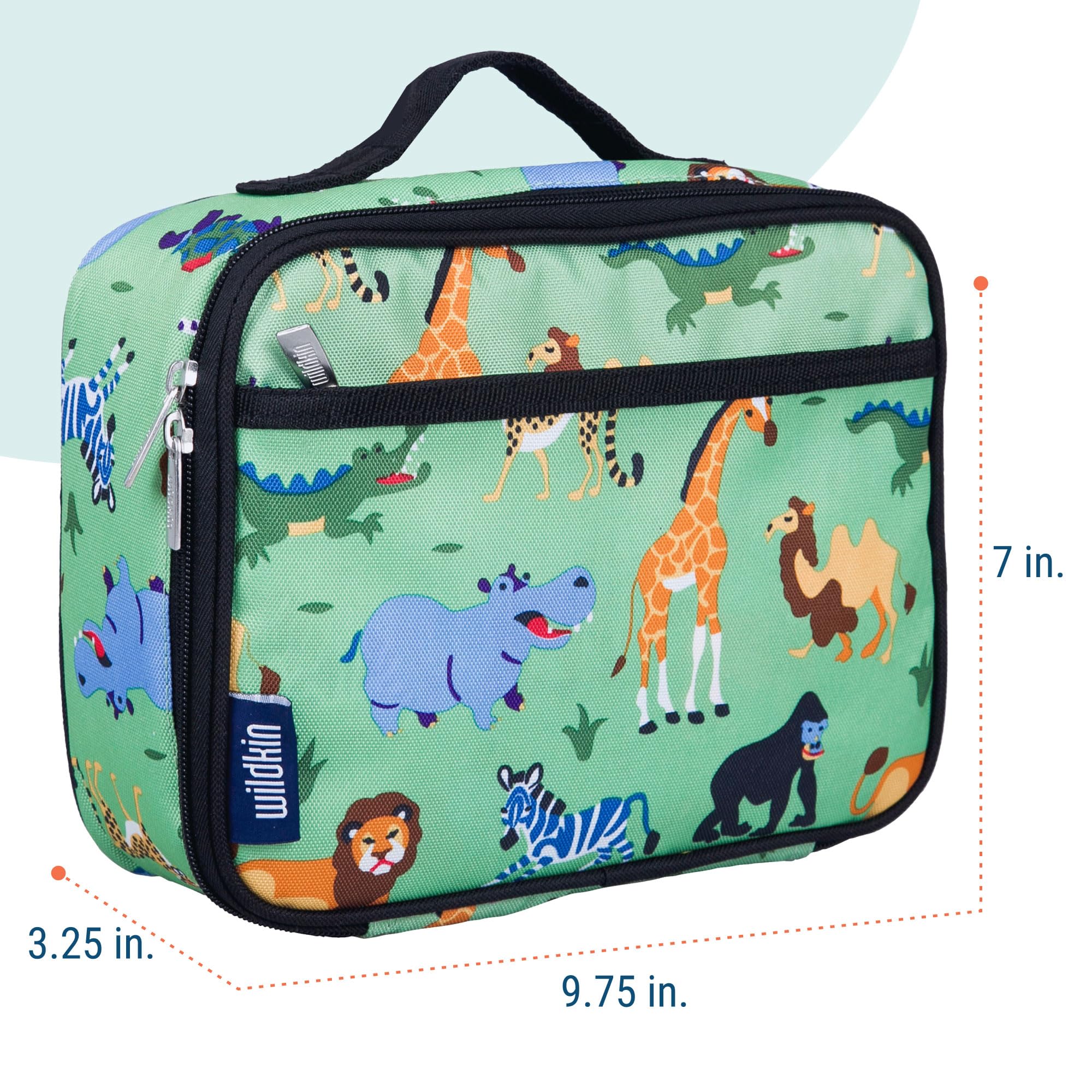Wildkin conjunto-mochila y caja-almuerzo coordinados para estilo uniforme.