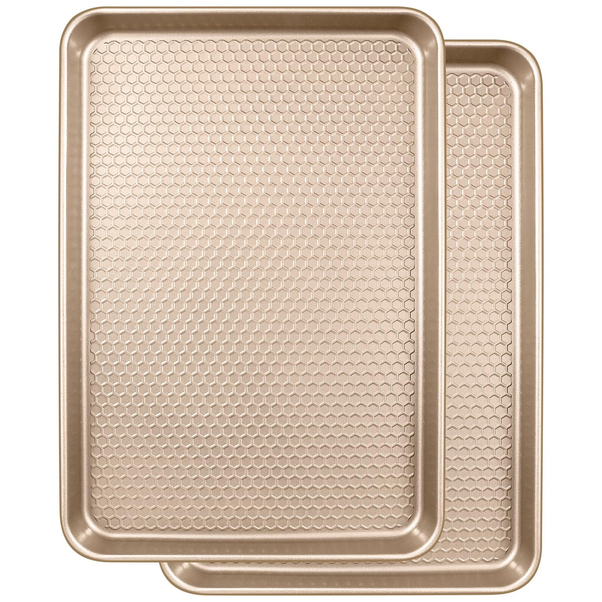 Bandeja Wildone con relieve de colmena interior para hornear uniforme.