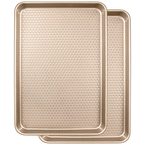Bandeja Wildone con relieve de colmena interior para hornear uniforme.