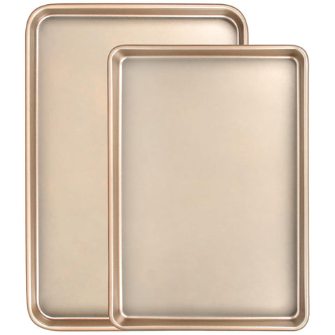 Bandejas Wildone para hornear dos piezas, 9x13 y 10x15, ideal para lotes consistentes.