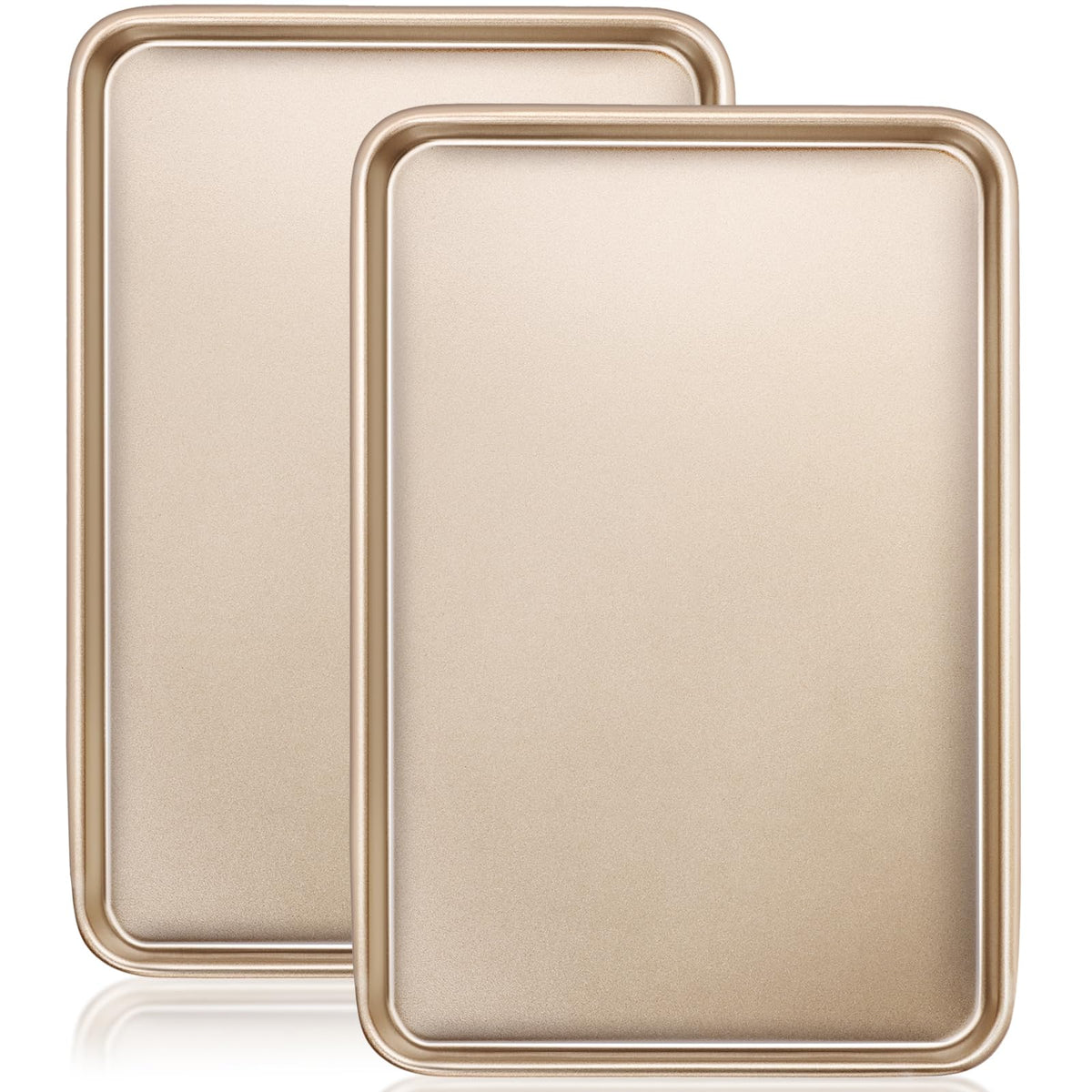 Wildone bandejas para hornear, juego de dos 17,5x12 para hornear de manera uniforme.
