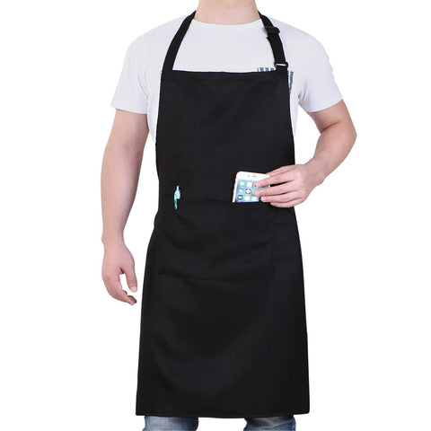 Will Well delantal de cocina, frente cubierto, protege ropa al cocinar.