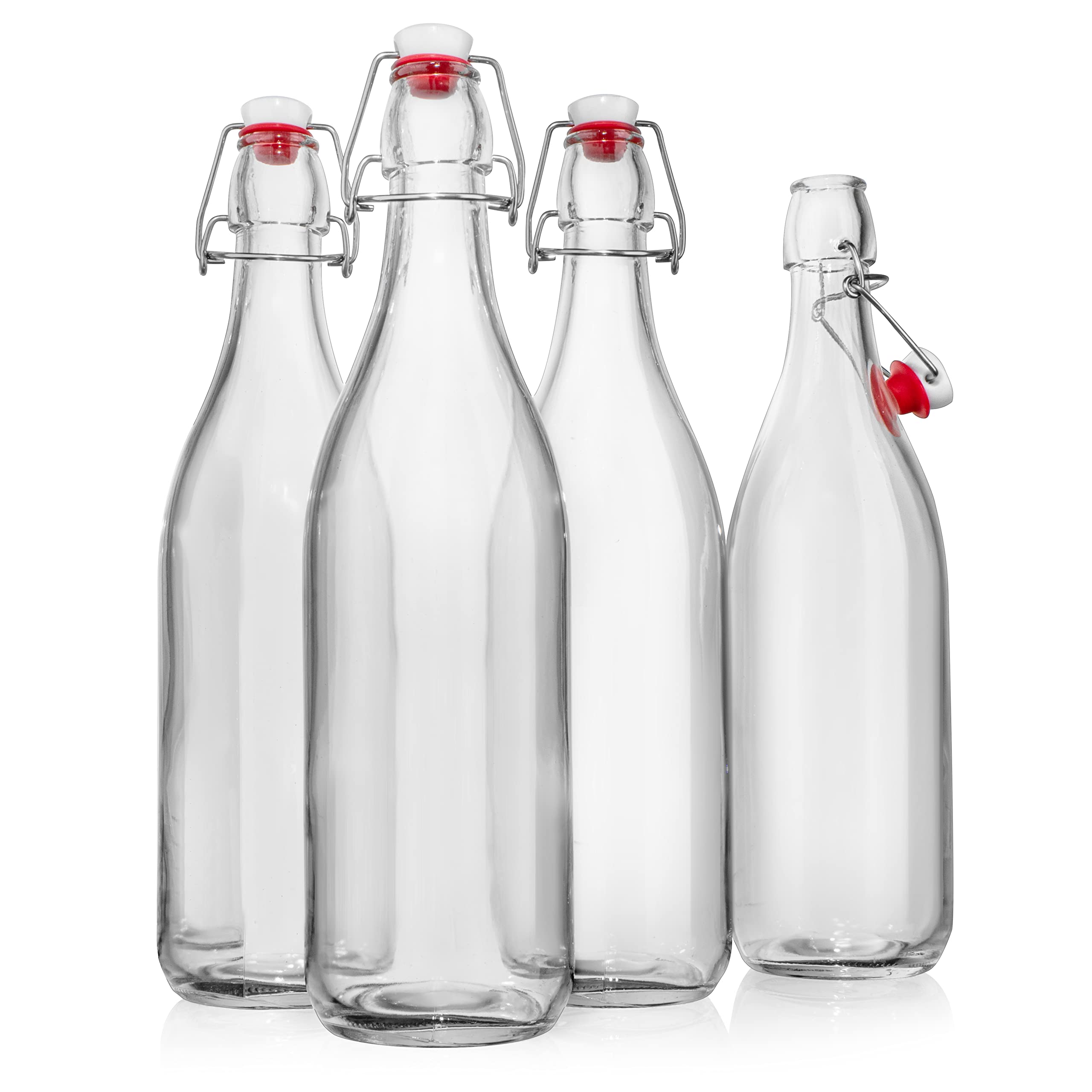 Botella WILLDAN Giara de vidrio con tapón para conservar bebidas frescas.