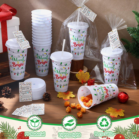 Willinglong diseño de bombilla Navidad en la taza