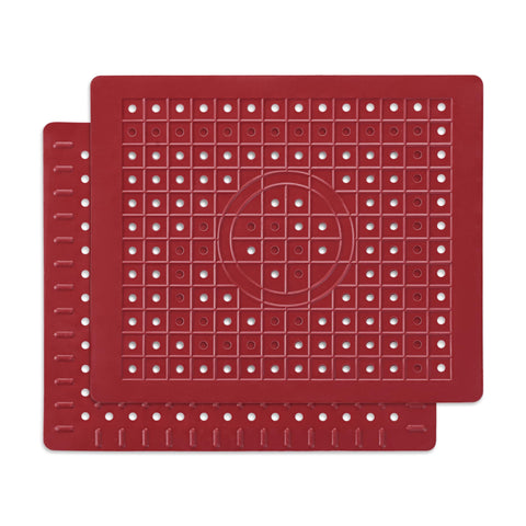 Alfombra WILLKOMMEN para fregadero 12x10 con base antideslizante para mayor estabilidad.