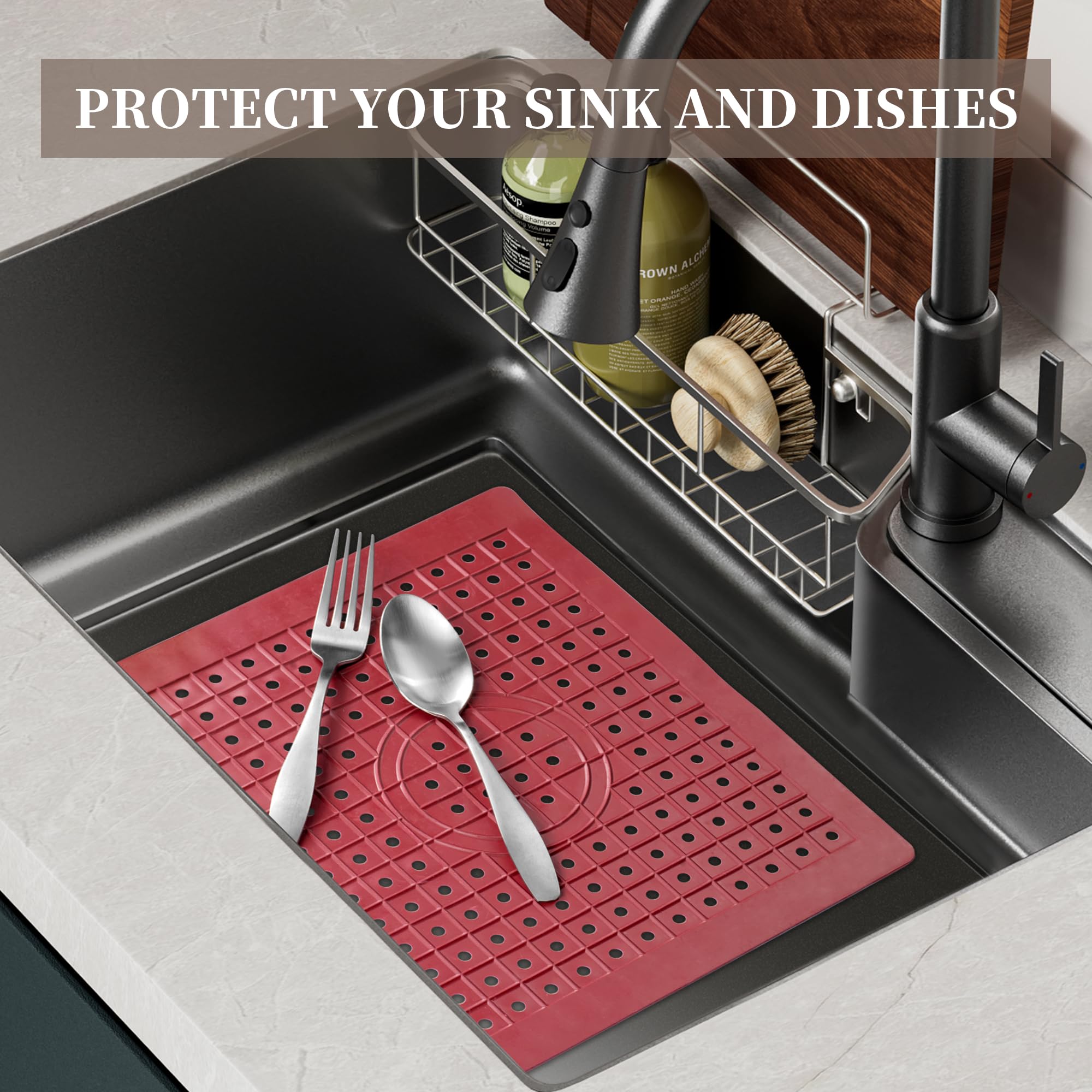 Uso práctico en cocina WILLKOMMEN como base de secado y protección diaria.