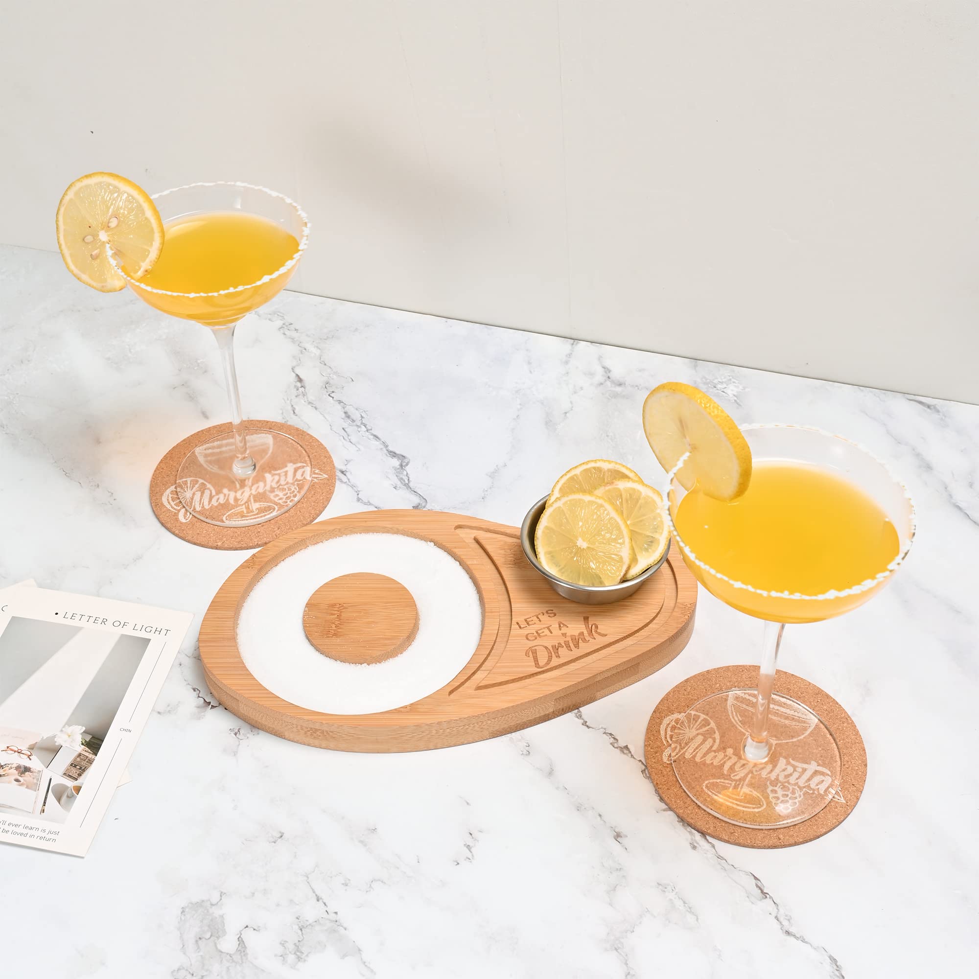 Posavasos con motivo margarita de Willowdale, soporte para bebidas en casa