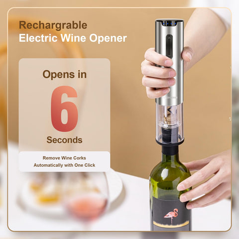 WILOSCOSMI aerador-vertidor-vino 2 en 1 para oxigenar y servir.