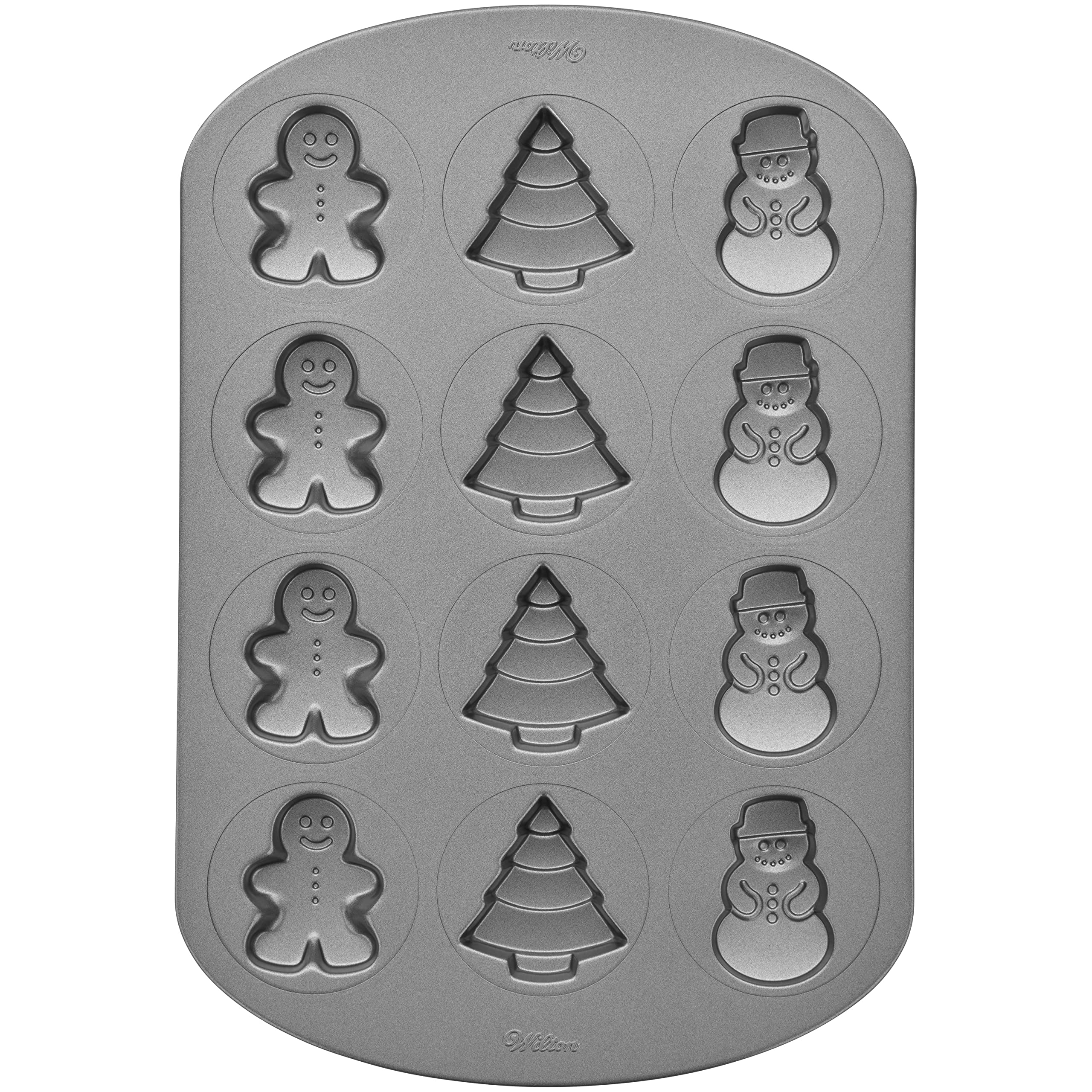 Molde Wilton árbol para hornear galletas navideñas, fácil de decorar.