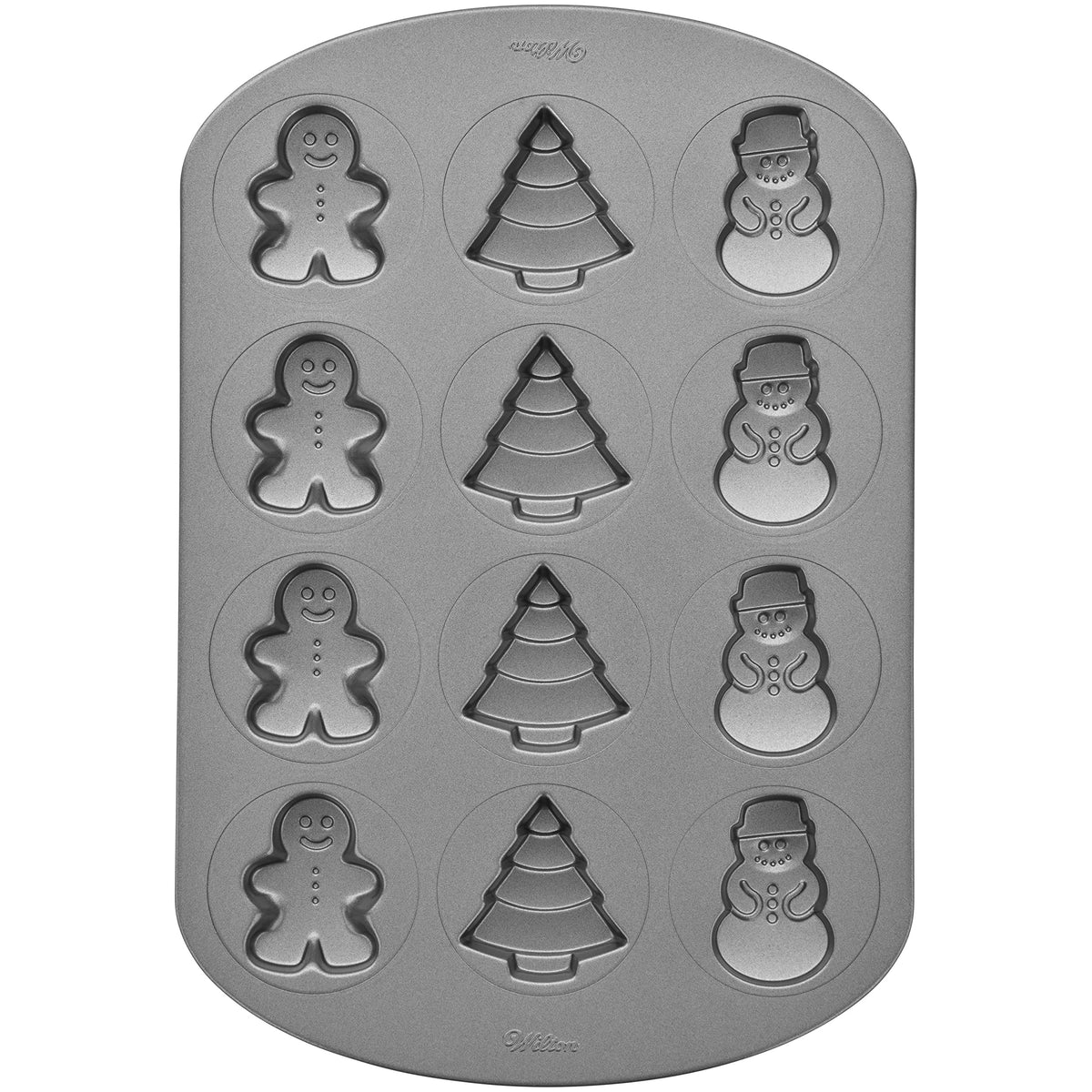 Molde Wilton árbol para hornear galletas navideñas, fácil de decorar.