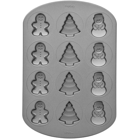 Molde Wilton árbol para hornear galletas navideñas, fácil de decorar.