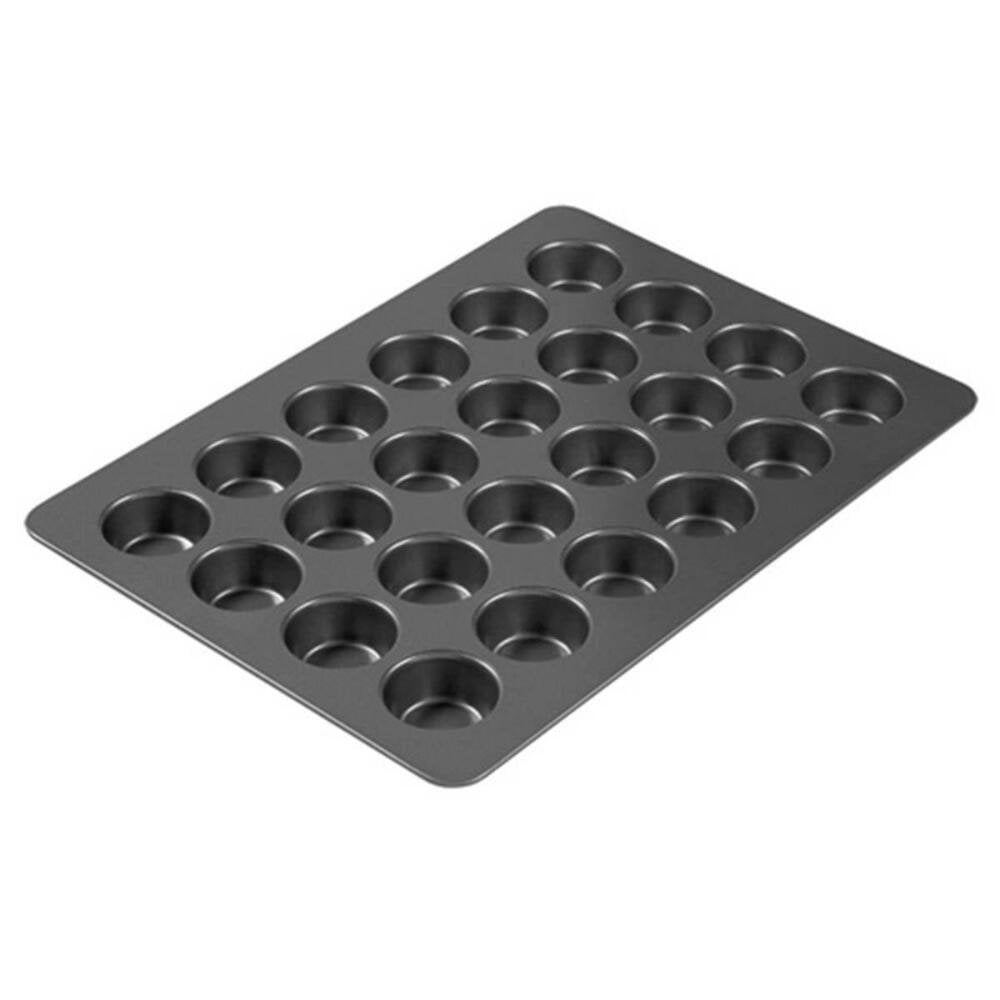 Bandeja Wilton para muffins y cupcakes de 24 cavidades, ideal para hornear lotes grandes