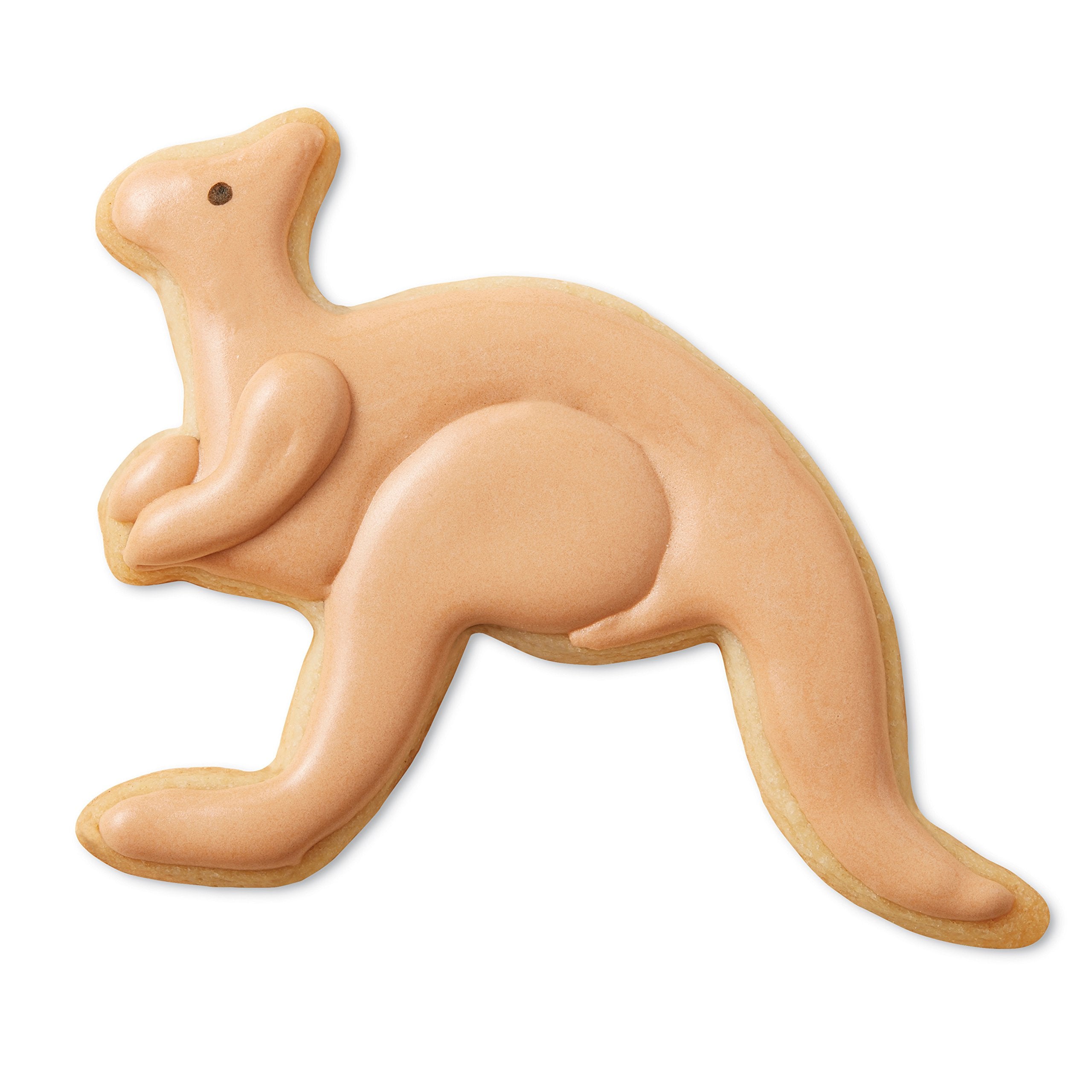 Wilton cortadores de animales canguro para galletas para niños