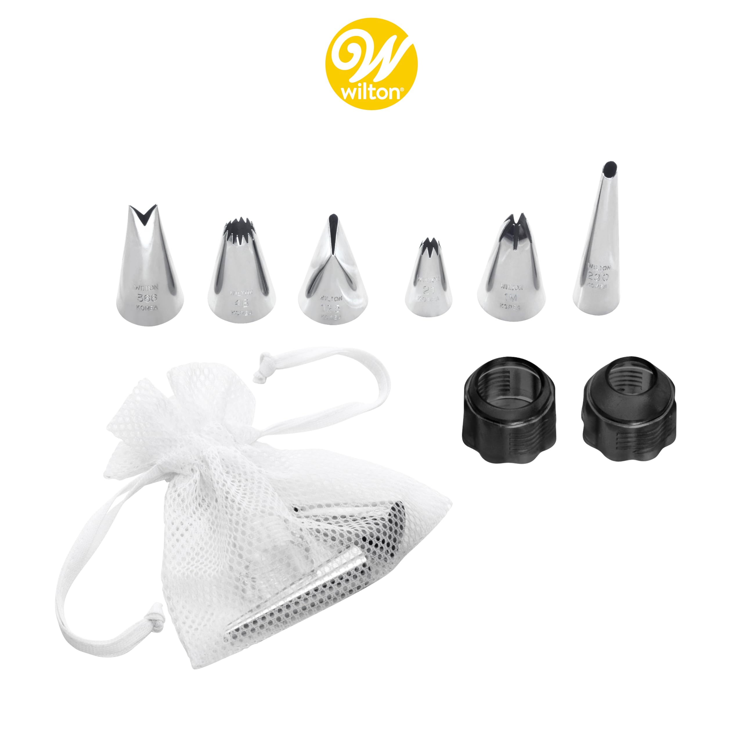 Cilindro de acero inoxidable del Wilton Dessert Decorator Pro para flujo suave