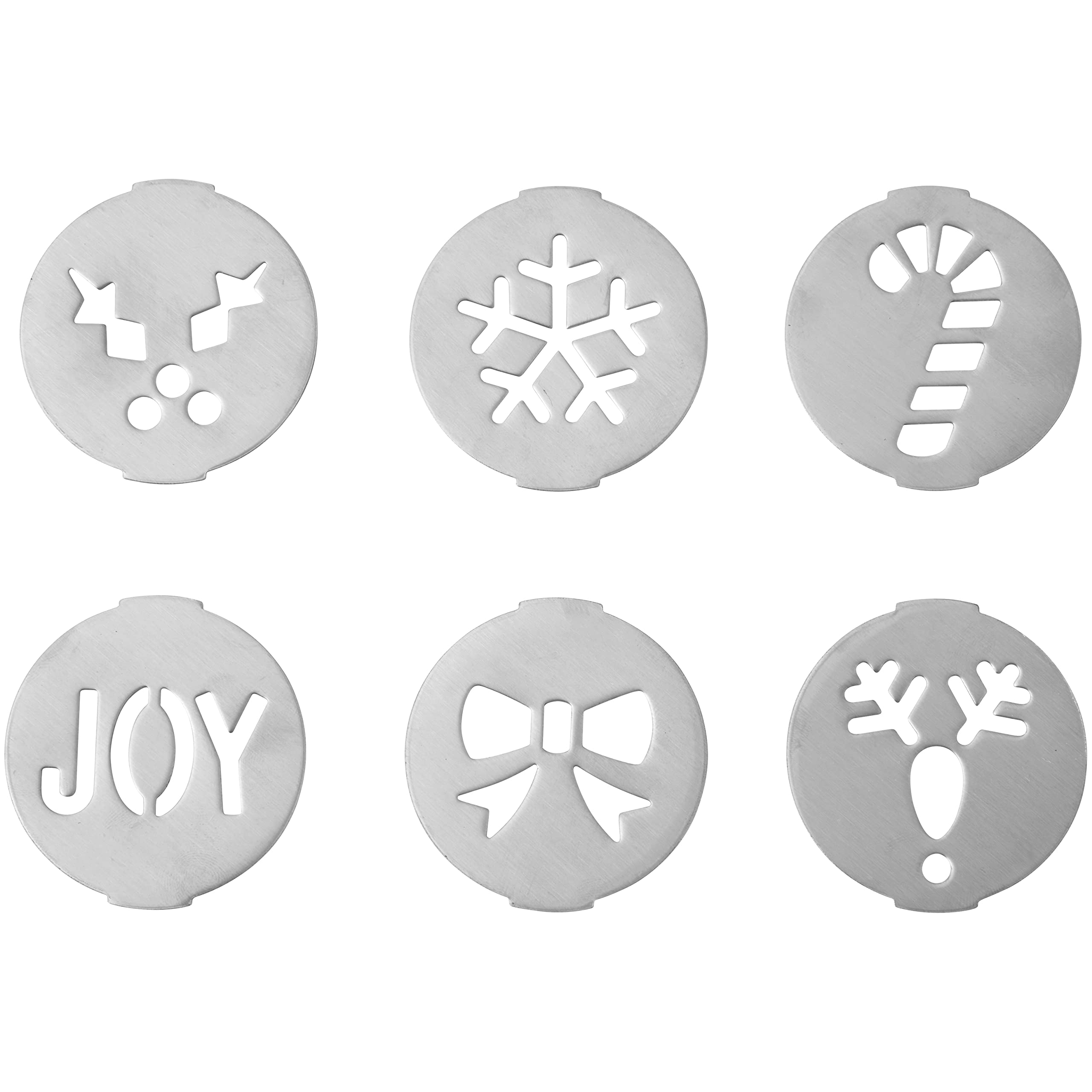 Discos Wilton con acebo para galletas decorativas y festivas