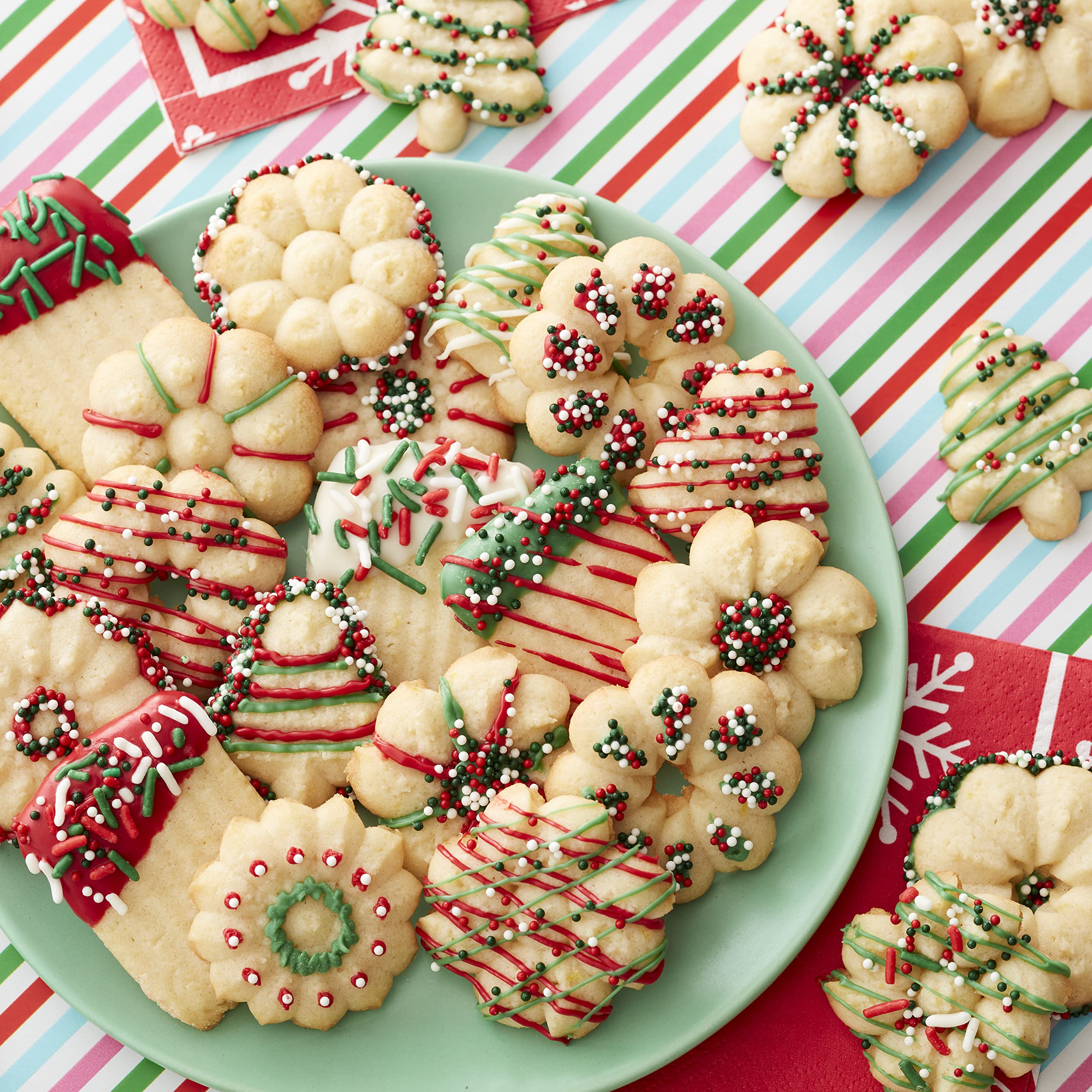 Discos Wilton bastón de caramelo para galletas con formas tradicionales