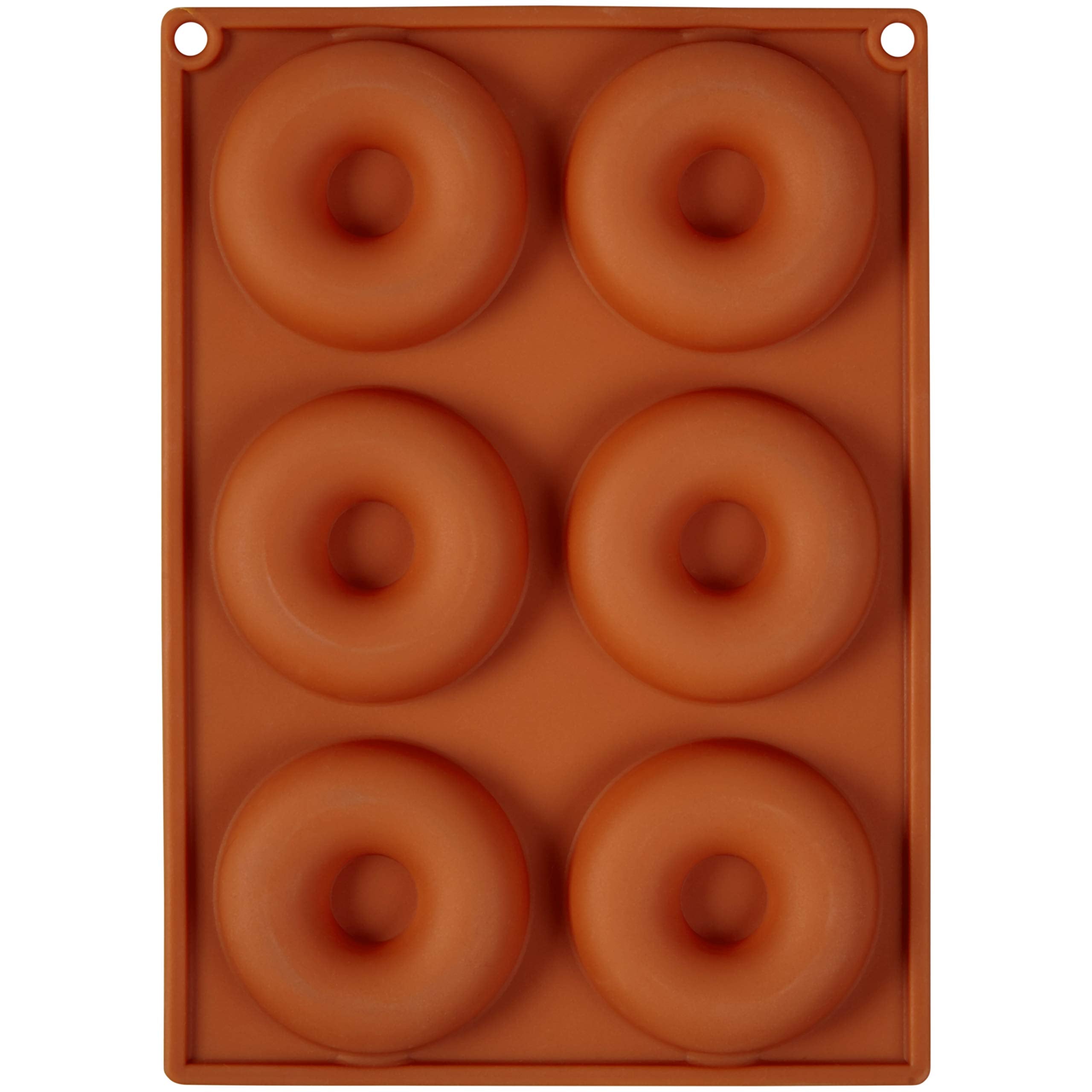 Wilton donas silicona antiadhesiva: 6 cavidades para porciones perfectas