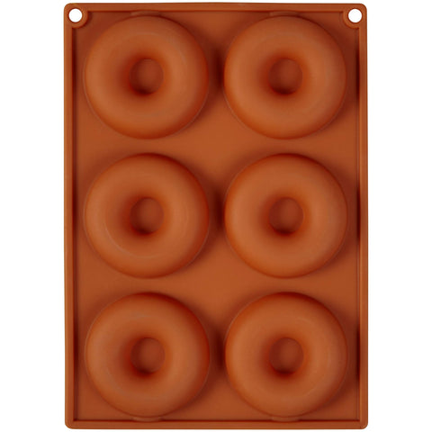 Wilton donas silicona antiadhesiva: 6 cavidades para porciones perfectas