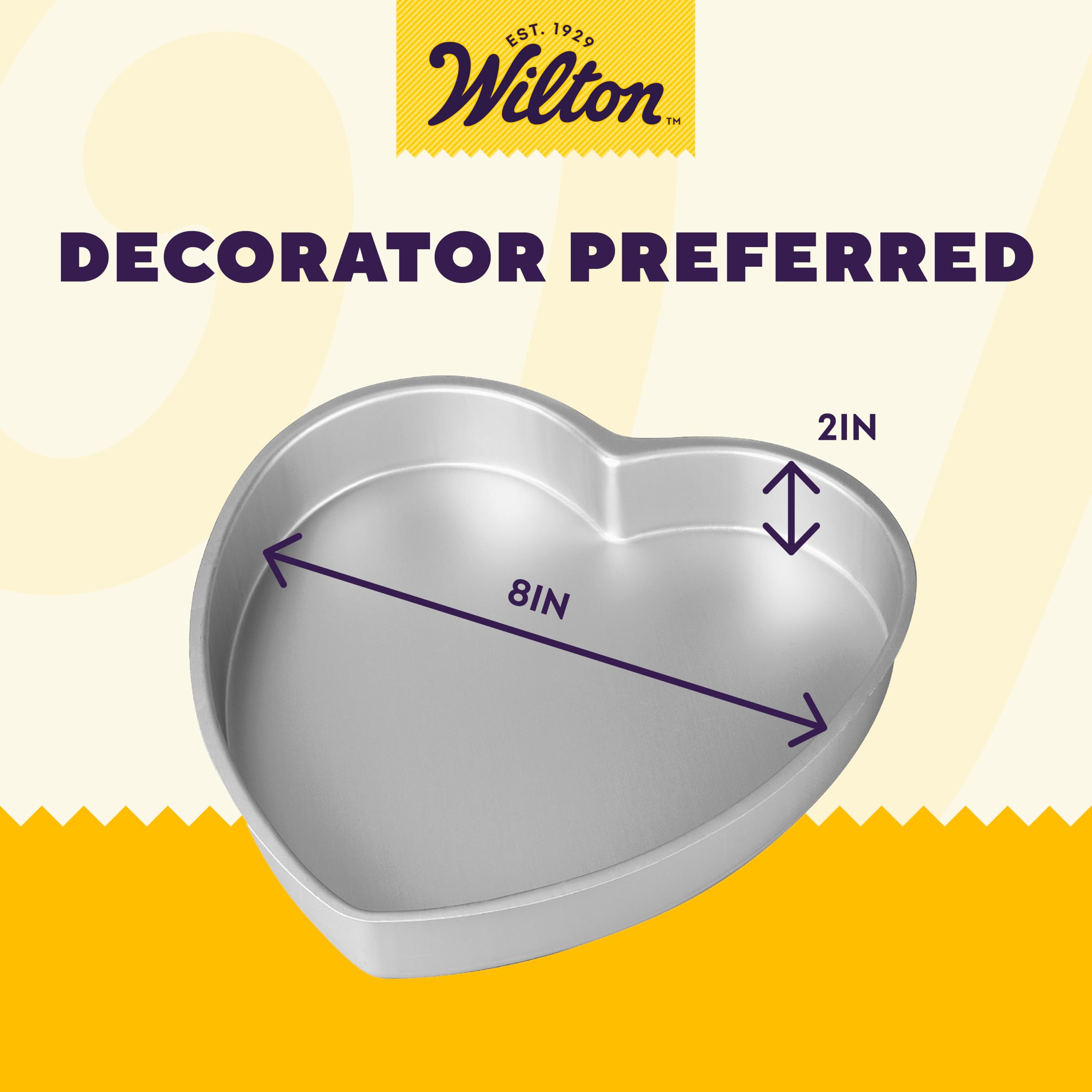 Molde Wilton de aluminio con acabado brillante para horneado uniforme.