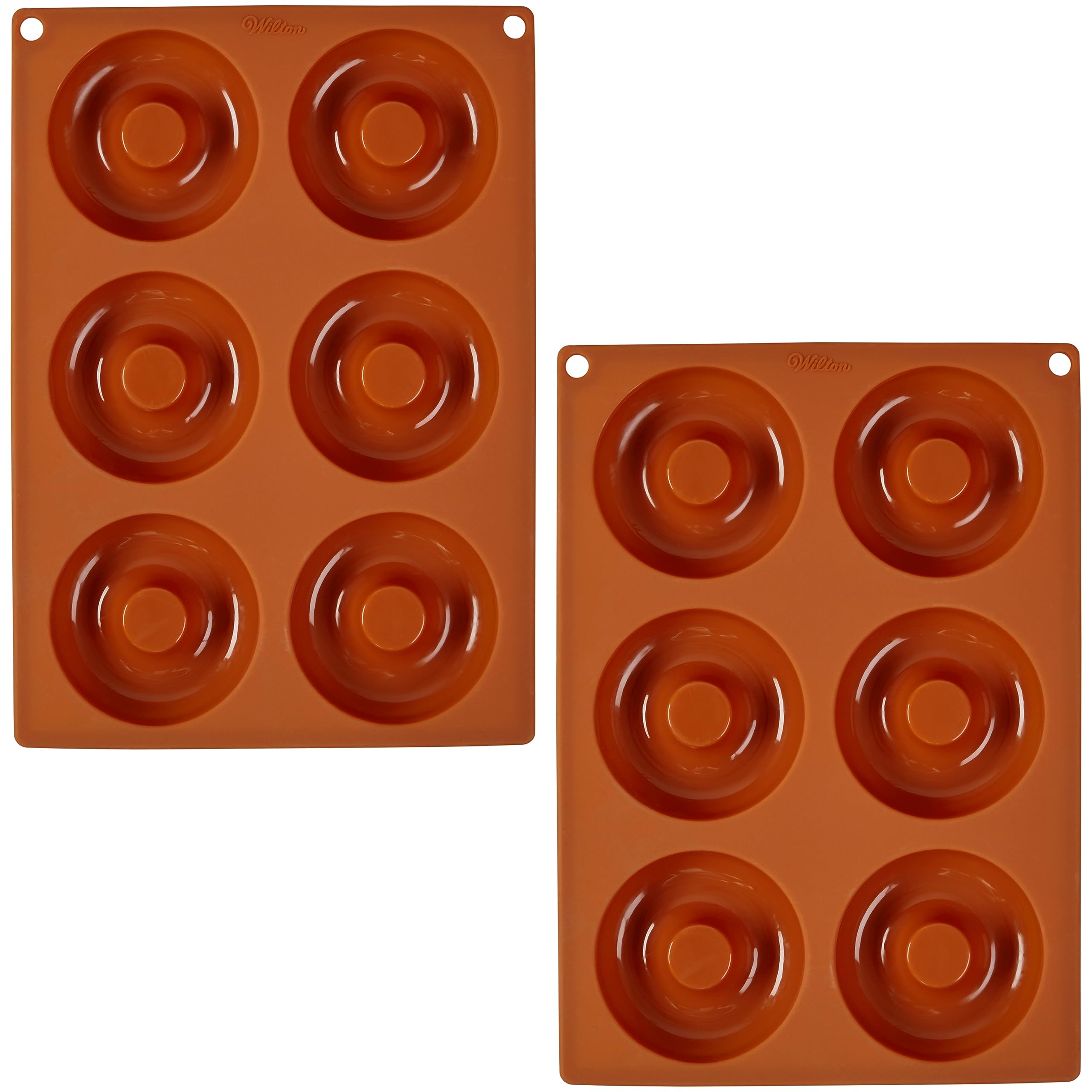 Wilton moldes donas silicona antiadherente: desmolde fácil y horneado uniforme