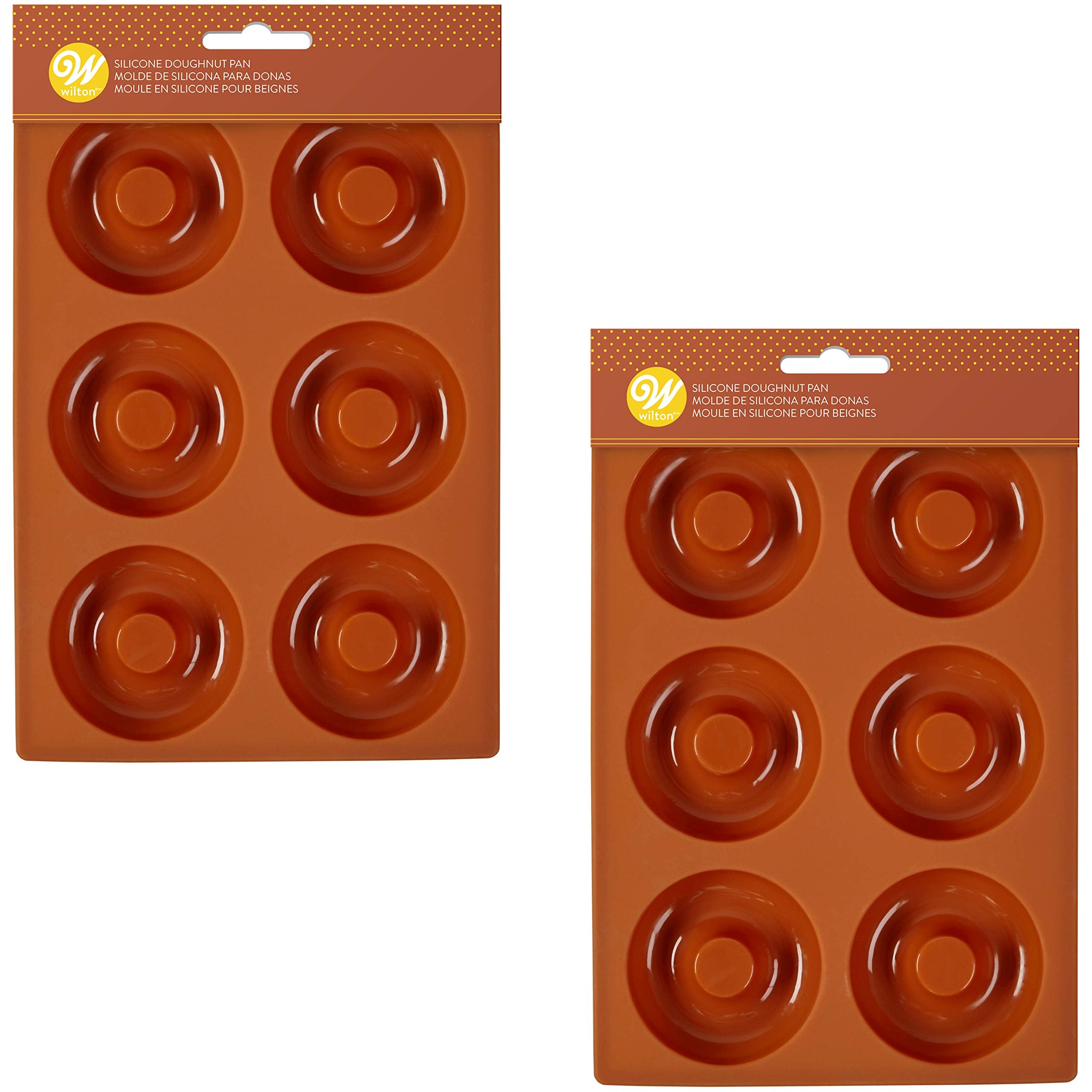 Wilton moldes donas silicona para postres fríos y gelatinas