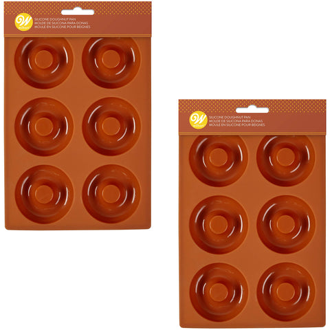 Wilton moldes donas silicona para postres fríos y gelatinas