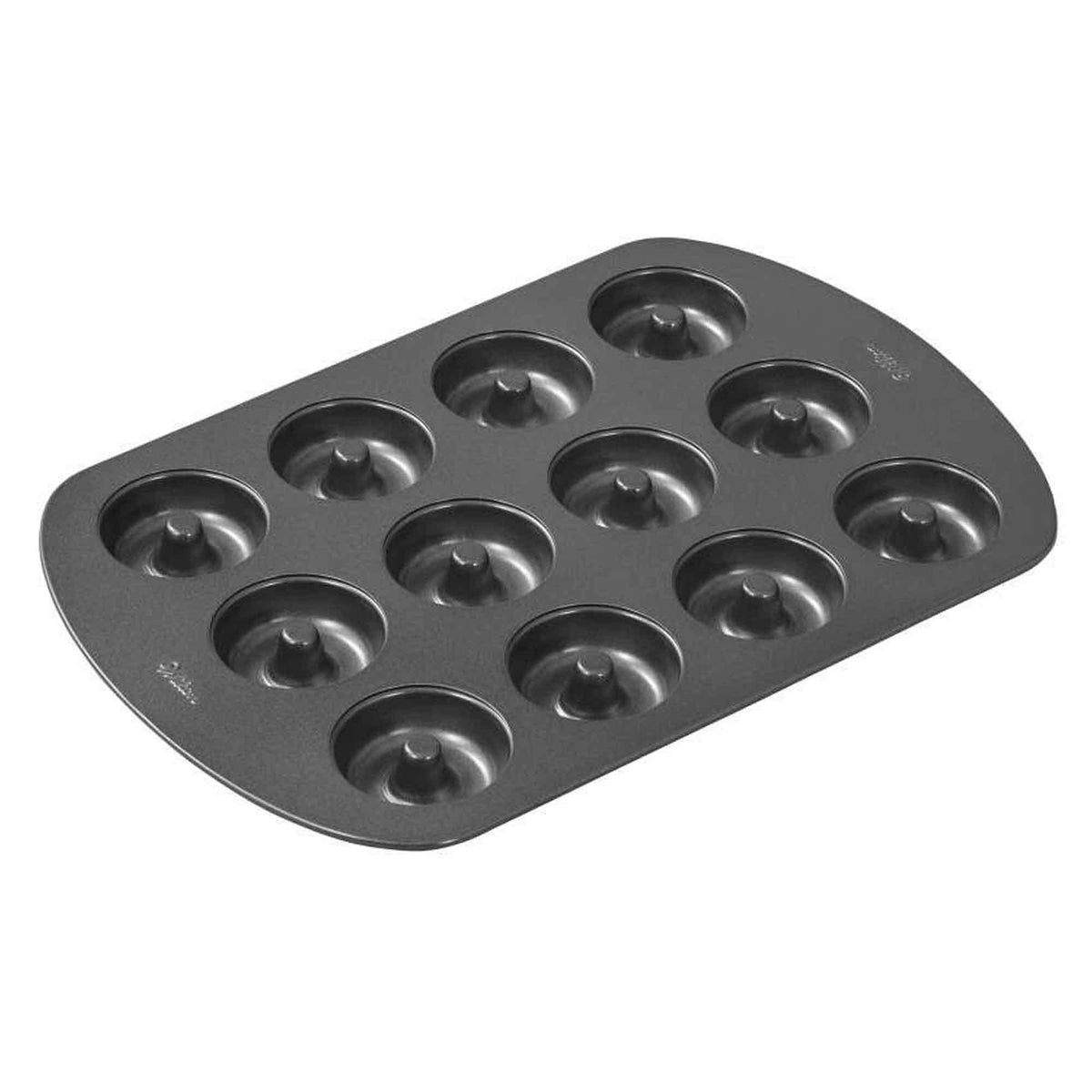 Pan mini donas Wilton, frontal, ideal para porciones rápidas en desayunos.