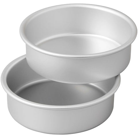 Conjunto Wilton de moldes para torta de 6 pulgadas, cocción uniforme para capas