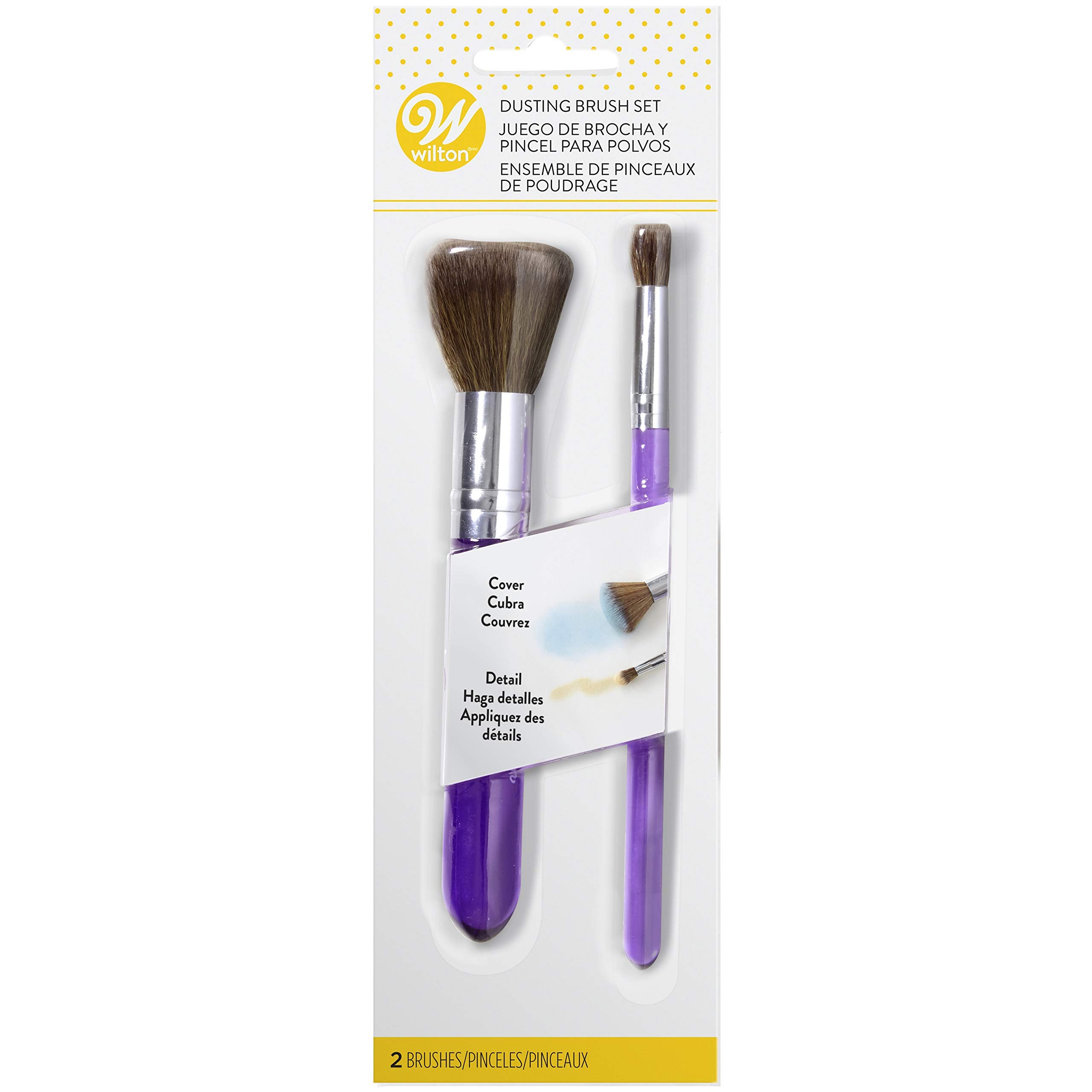 Pinceles Wilton para cobertura uniforme de fondant.