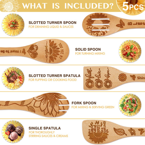 Material sostenible Wimabuden: cucharas de bambú para cocinar sin rayar superficies.