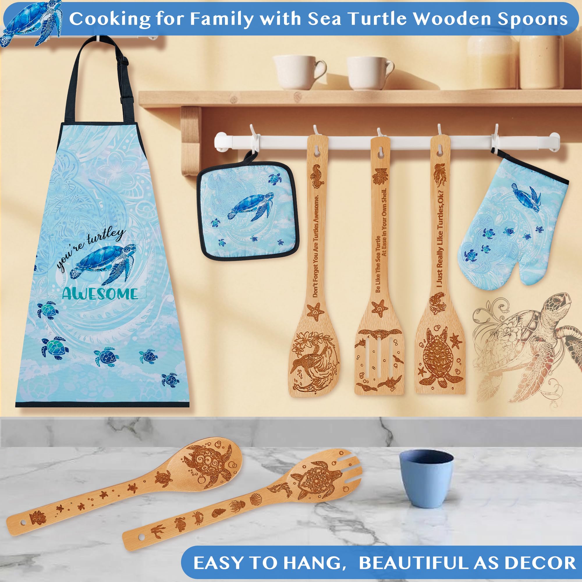 Espátula simple Wimabuden, diseño tortuga para tareas diarias de cocina