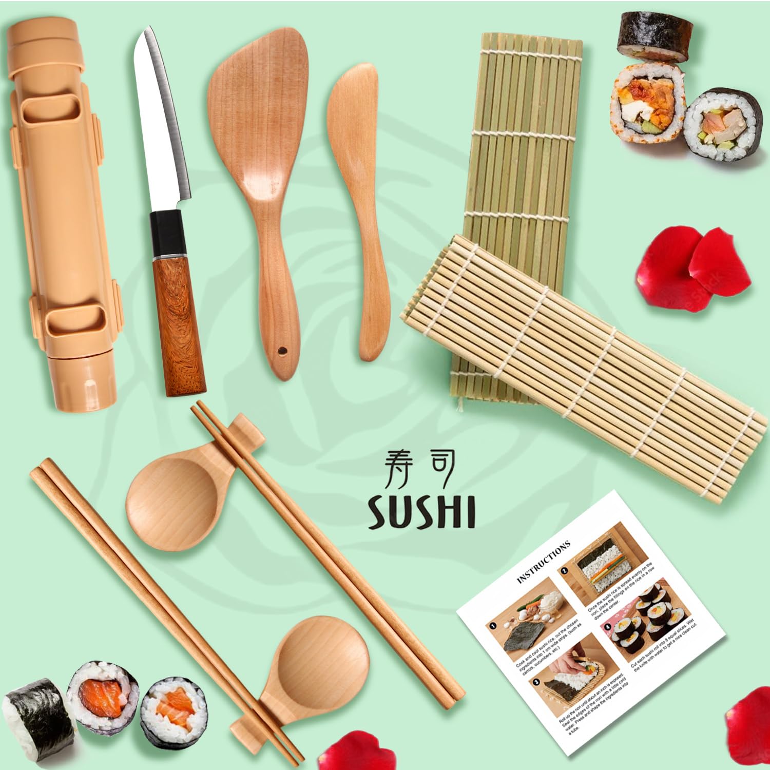 Cuchillo de sushi Wimitools, cortes limpios y seguros.