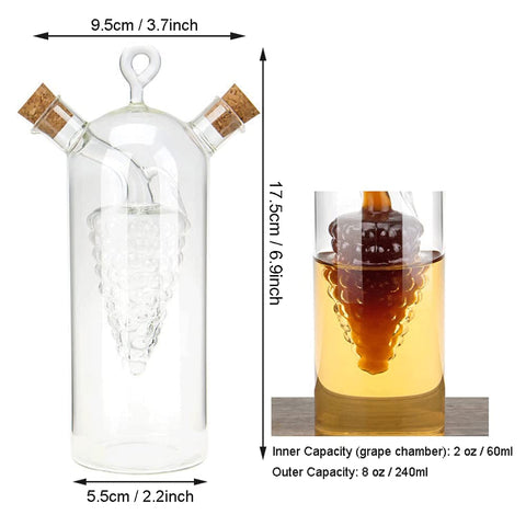WINAKUI cristal claro mantiene sabores separados para dosificar con precisión.