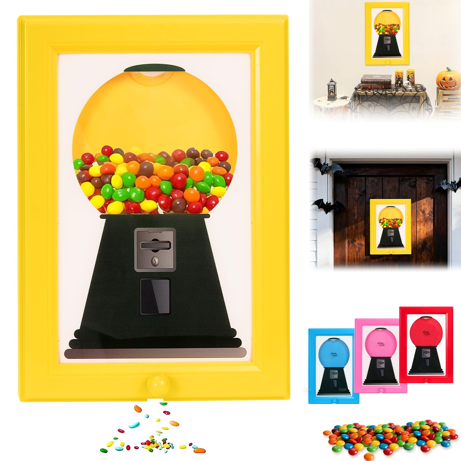 Winb dispensador dulces con marco de foto: práctico y decorativo para cualquier mesa.