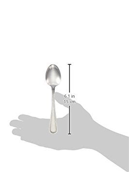 Winco Dots cucharita de acero inoxidable apta para lavavajillas en hoteles y restaurantes