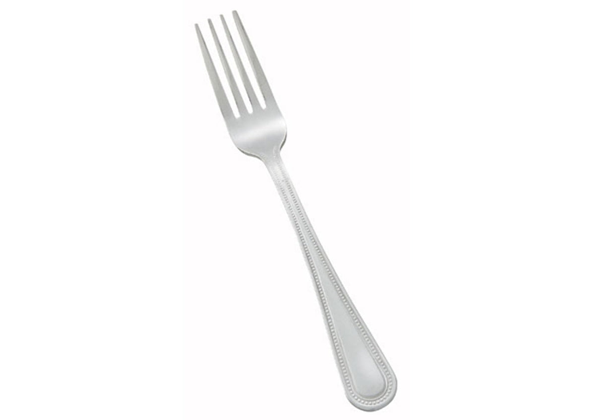 Tenedor de cena Winco Dots, acero 18-0, duradero para uso diario.