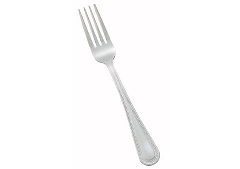 Tenedor de cena Winco Dots, acero 18-0, duradero para uso diario.
