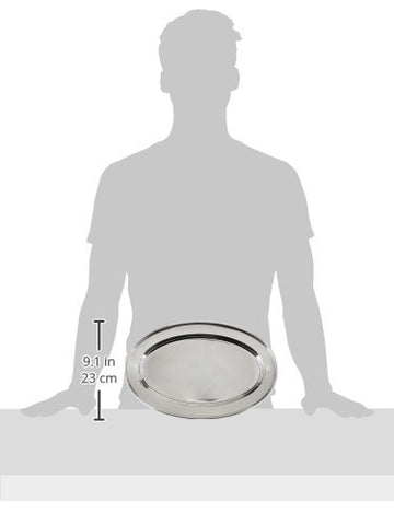 Winco OPL-14, plato ovalado en mesa, adecuado para servir tapas y platos