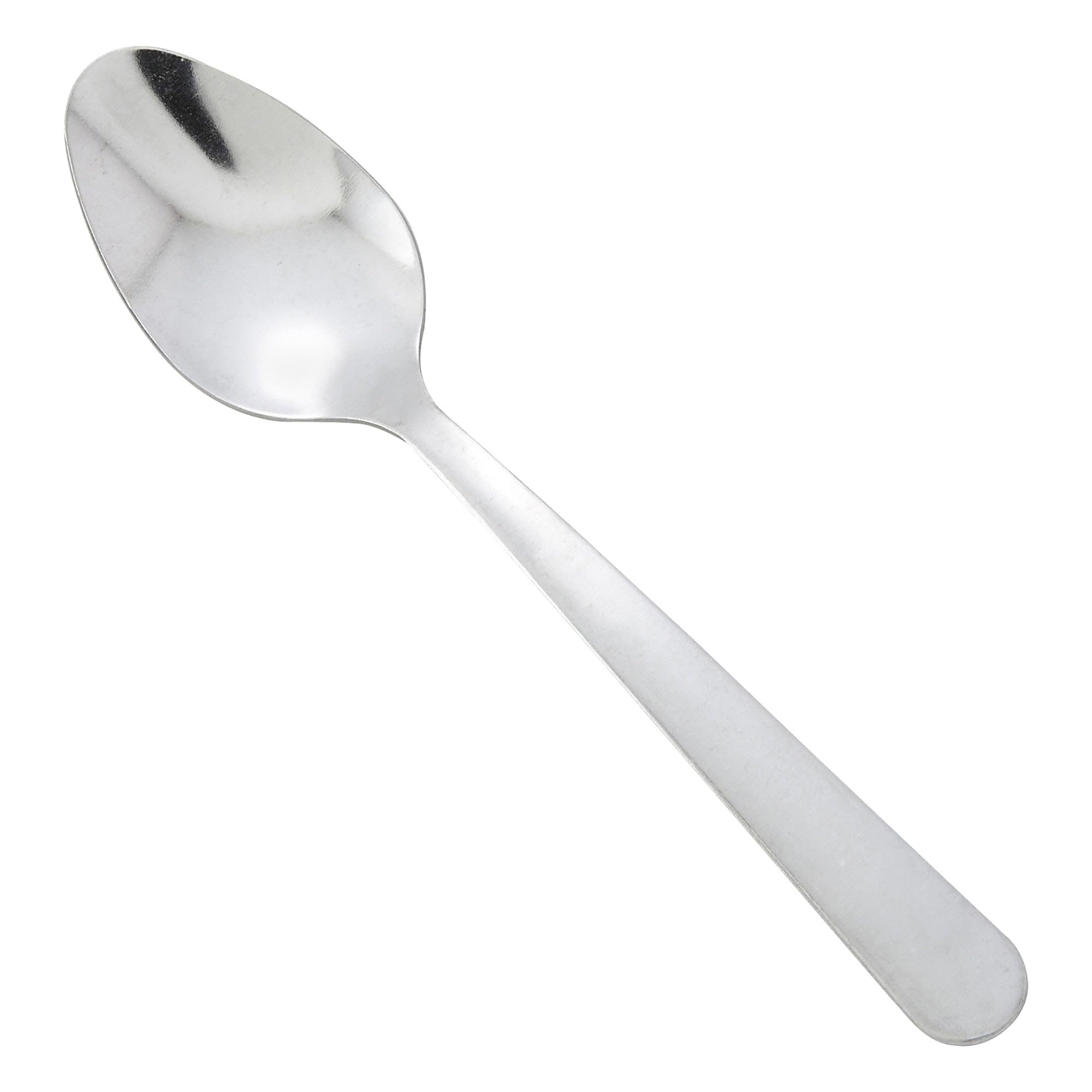 Cucharita Windsor de Winco, ideal para té, resistente y duradera.