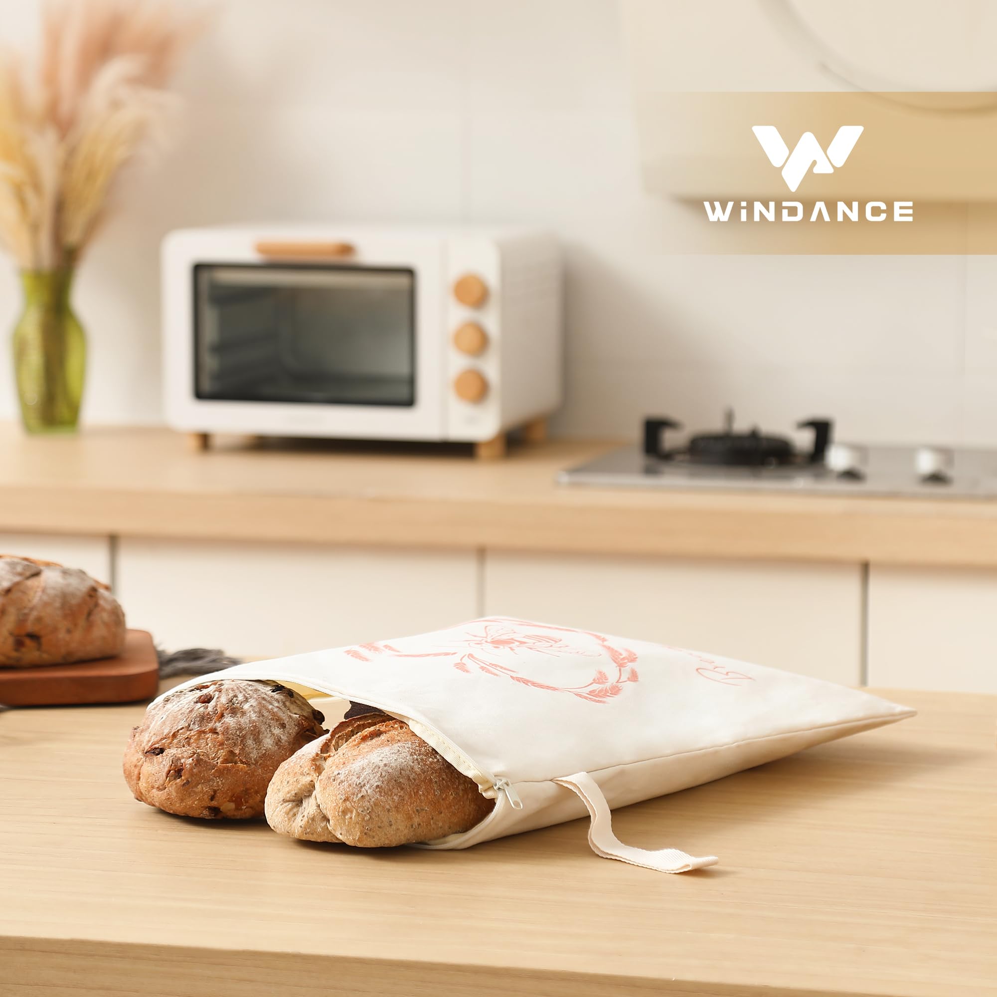 WiNDANCE opción ecológica y cero residuos para almacenamiento de pan.