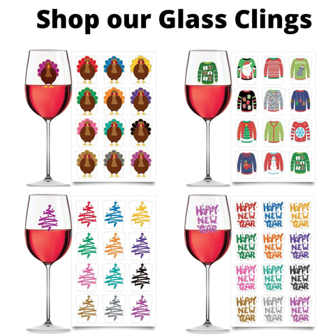 Wine Wear identificadores de bebidas para fiestas.