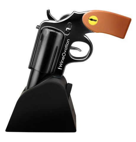 WineOvation abridor eléctrico pistola de vino negro para apertura rápida