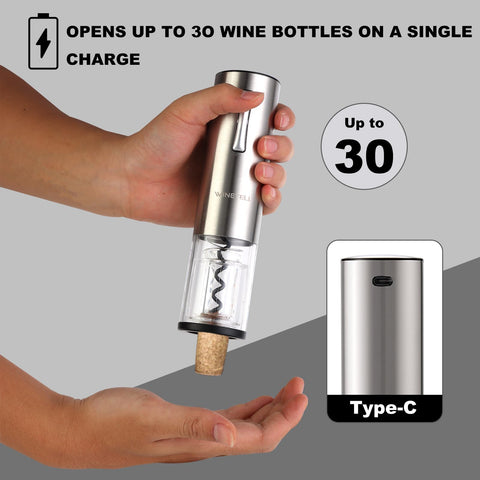 WINETELL acero inoxidable y carcasa transparente con diseño moderno